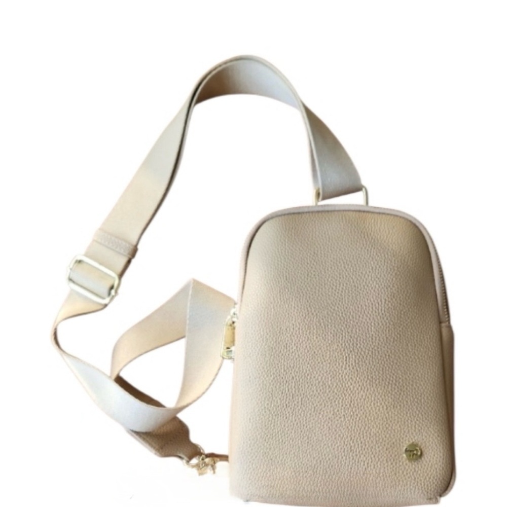 Elegant Cream Crossbody Bag